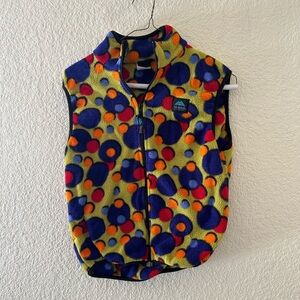 Molehill Mt. Equipment Kids Colorful Outdoor Gear Fleece Vest Size 8/10